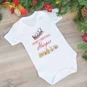 Personalised Christmas Vest-Christmas Houses