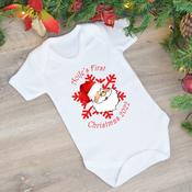 Christmas Vest-Santa Snowflake