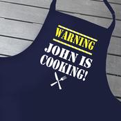 Personalised Apron-Warning image