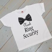 Personalised Wedding T-Shirt - Ring Security image