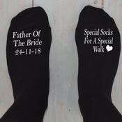 Personalised Wedding Socks-Father Of The Bride Socks image