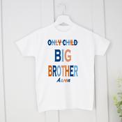 Personalised Big Brother T-Shirt - Big Brother Only Child image