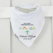 Personalised Christening Billy's Bib-Animals