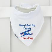 Personalised Father's Day Billy's Bib-Pilot