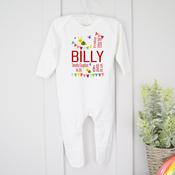 Personalised Baby Grow-Colourful All Details Bee image