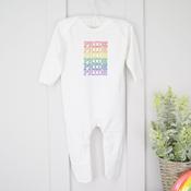 Personalised Pride Baby Grow-Multiple Pride image