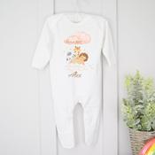 Personalised Baby Grow-New Baby Born In image