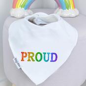 Personalised Pride Billy's Bib-Proud (Glitter)