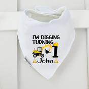 Personalised Billy's Bib-Digging Turning image