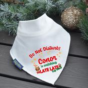 Personalised Christmas Billy’s Bib -Toy Show Do Not Disturb