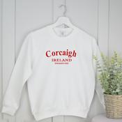 Personalised Adult Sweatshirt-Engagement Location (Choose Your Font Colour)