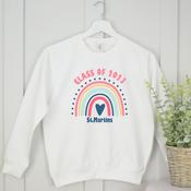 Personalised Graduation Sweatshirt-Rainbow image