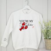 Valentine's Day Sweatshirt-My Lobster image