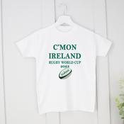 Personalised Ruby World Cup T-Shirt-C'mon Ireland image