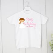 Personalised Communion T-Shirt-Communion Girl image