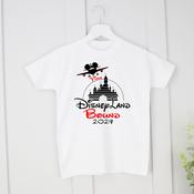 Personalised Holiday T-Shirt- Walt Land Bound image
