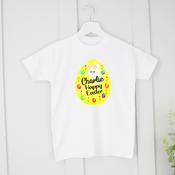 Personalised Easter T-Shirt-Easter Egg image
