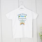 Personalised Starting School T-Shirt-Time To Fly image