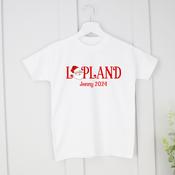 Personalised Holiday T-Shirt-Lapland Santa Face image