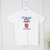 Personalised Father's Day T-Shirt-Pop
