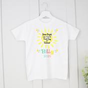 Personalised Starting School T-Shirt-Shine Bright image