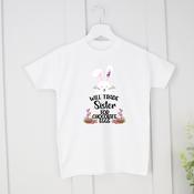 Personalised Easter T-Shirt-Will Trade For Chocolate(Multiple Colours) image
