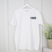 Personalised Father's Day Adult T-Shirt-Dad &amp;amp; Year image