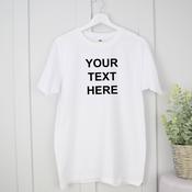 Personalise Your Own Adult T-Shirt - Create Your Own Design image