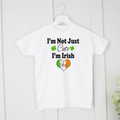 Personalised St.Patrick's Day T-Shirt-I'm Not Just Cute image