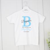 Personalised Wedding T-Shirt - Will You Be Our Page Boy? Initial image