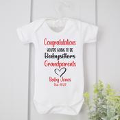 Personalised Announcing Arrival Vest- Babysitters