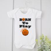 Personalised Sport Vest - Born To Play Basketball