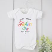 Personalised Father's Day Vest - Colourful