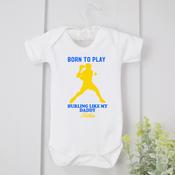 Personalised Sport Vest-Born To Play Hurling Like My....(Your County/Club)