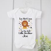 Personalised Little Brother Vest-I’m Not Lion
