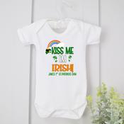 Personalised St.Patrick's Day Vest -Kiss Me I'm Irish image