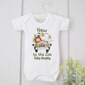 Personalised Announcing Arrival Vest -New To The Zoo image