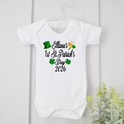 Personalised St.Patrick's Day Vest-1st St.Patrick's Hat image