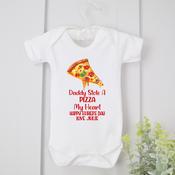 Personalised Father's Day Vest-Pizza My Heart