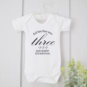 Personalised Announcing Arrival Vest-Then There was (Your Number) image
