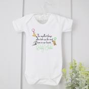 Personalised Baby Vest-The Smallest Things Winnie image