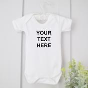 Personalised Baby Vest - Create Your Own Design image