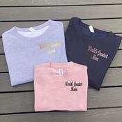 Personalised Mother's Day Sweatshirt-World's Greatest image