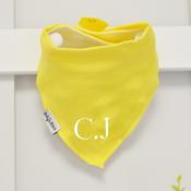 Personalised Billy's Bib-Yellow (Embroidered) image