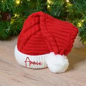 Cable Knit Hat Santa hat-INFANTS (NB-12M) image