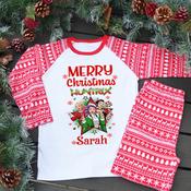 Personalised Kids Christmas Pyjamas-KPop Demon Hunters