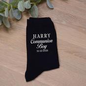 Personalised Communion Socks-Communion Boy image