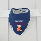 Personalised Valentines Billy's Bib-Teddy