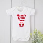 Personalised Valentines Red Vest-Mama's Little Love