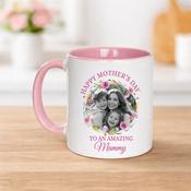Personalised Mother’s Day Pink Mug-Your Image-To An Amazing image